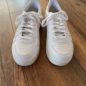 Asics White Athletic Shoes